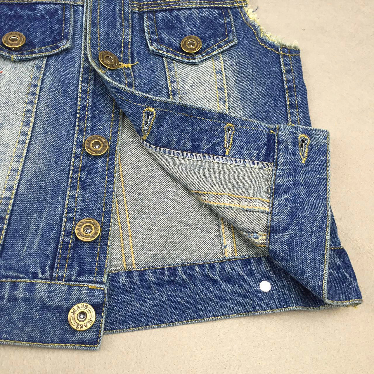 Gilet enfant en toile - Ref 2068168 Image 8