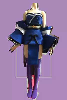 BJD doll dress Crimson homemade custom COS dress fit printed Jade algae before 3 cents DD SD