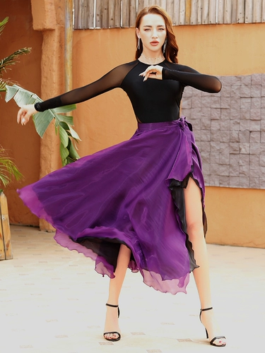 Новая латинская танцевальная юбка танце