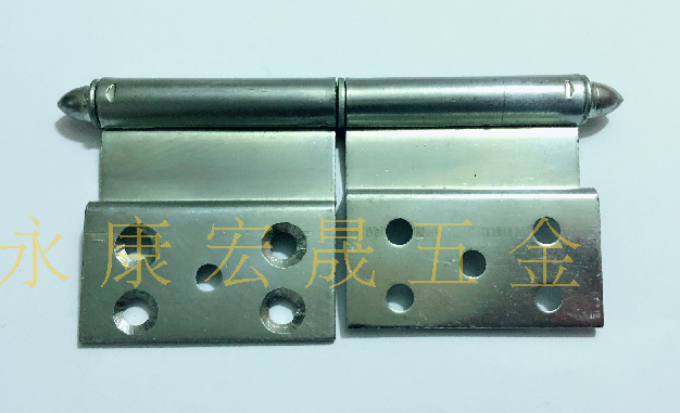Supply AC type 5 inch flag type bending anti-theft door steel door crown head galvanized hinge hinge