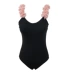 Mới mùa xuân nóng hè đen thời trang áo tắm ren backless nữ che bụng nhỏ nước hoa gió áo tắm một mảnh - Bộ đồ bơi One Piece Bộ đồ bơi One Piece