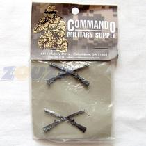 J version new US ARMY infantry officer branch collar badge collar flower dark color