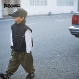 博博猪 Детский весенний жилет, летняя одежда для мальчиков, детская одежда, в американском стиле, тренд сезона, в корейском стиле