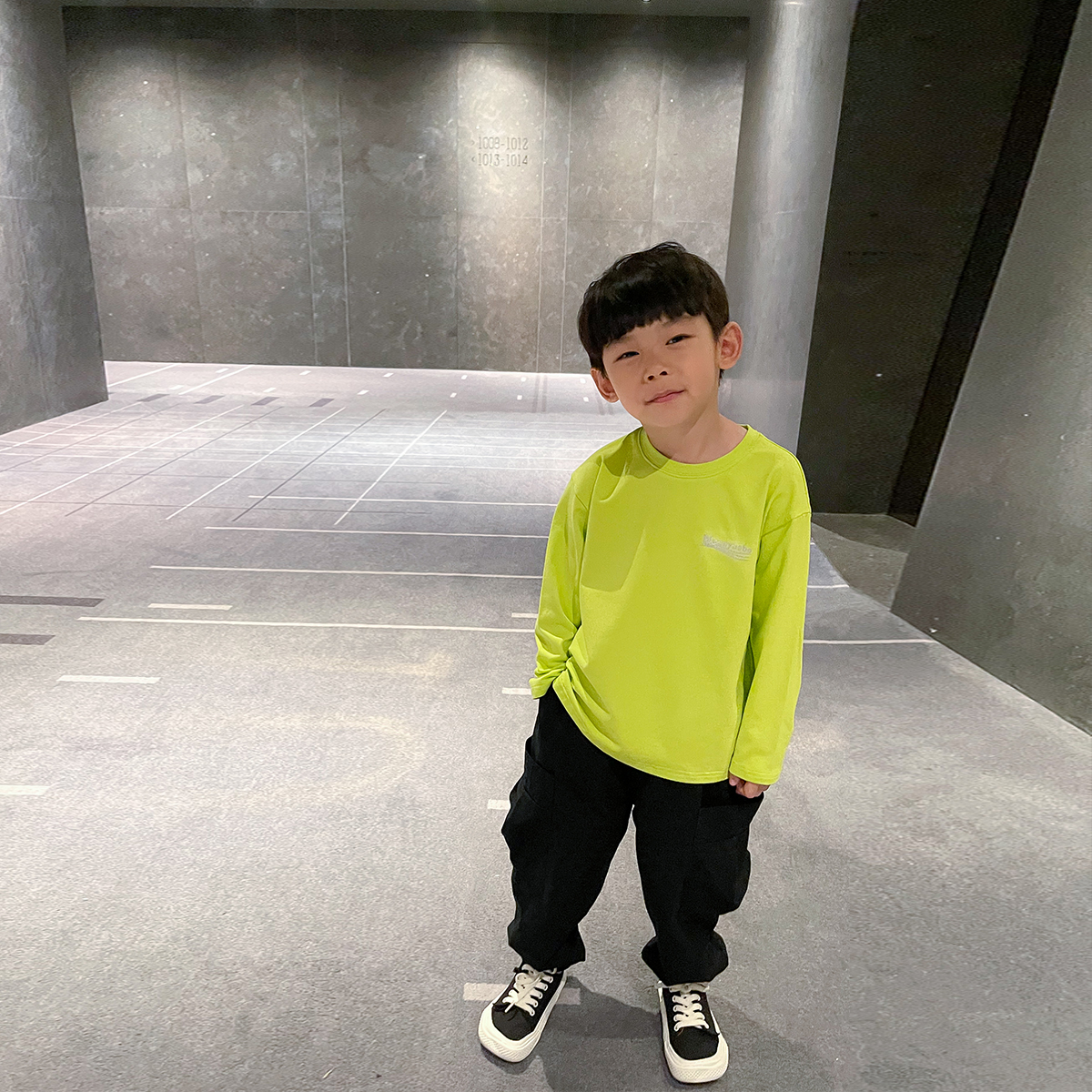 Bobo Pig Boy Clothing Boy Autumn Clothing New Long Sleeve Round Collar T-shirt CUHK Child Pure Cotton Loose Blouse