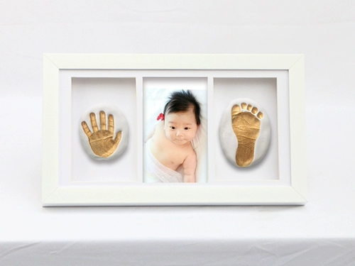 Детская памятная хваталка для новорожденных, отпечатки рук и ног, чернильная подушечка, коллекция 2023