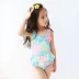 Cô gái nhanh chóng phơi quần áo tắm một mảnh cho trẻ em vẽ hoa ba chiều trong bộ đồ bơi mùa xuân hot boy bộ đồ bơi cho bé gái Bộ đồ bơi của Kid