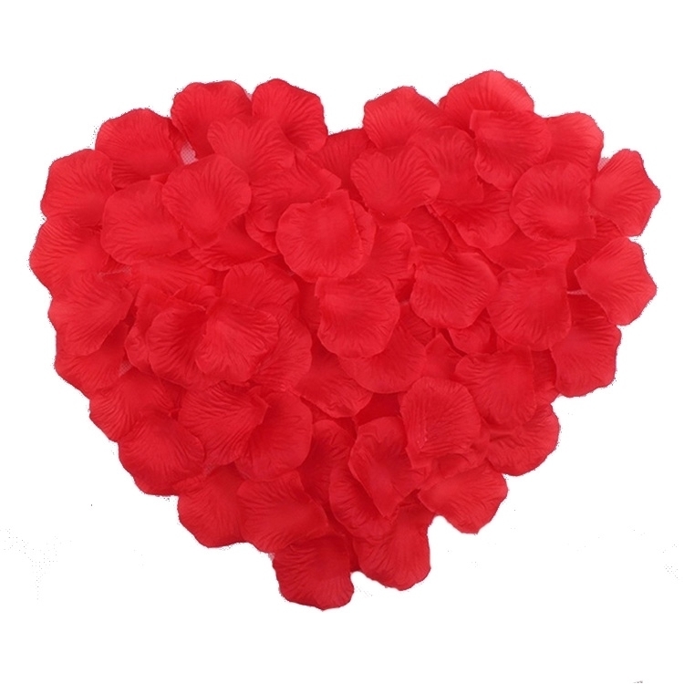 Fake rose sprinkle petals simulation decoration Valentine's Day wedding room marriage proposal wedding confession birthday wedding scene set