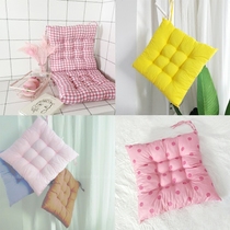 Girl heart winter thickened abrasive cushion plain seat tatami cushion student office non-slip computer INS