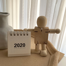 ins Hanfeng home wooden person desktop small ornaments student desk small gift with hand gift cute pocket toy