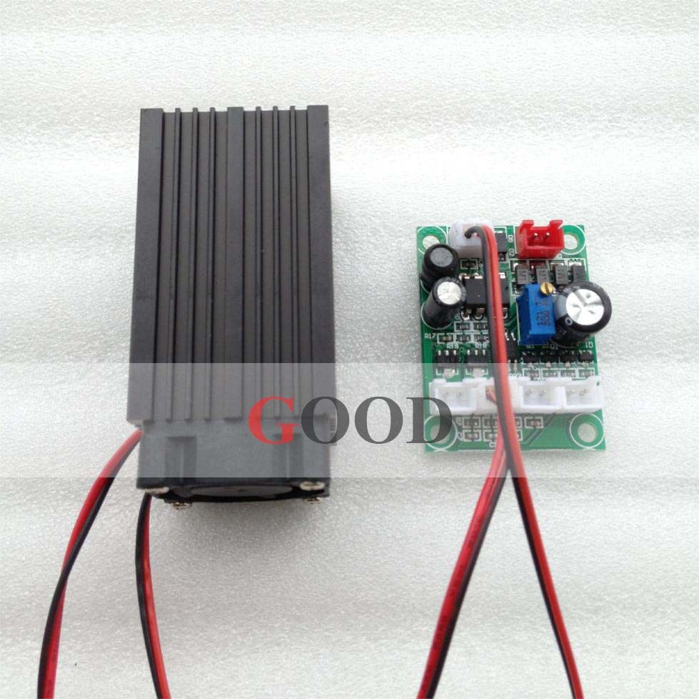Measured power 12V100mW single green laser tube laser light on for a long time industrial module with TTL