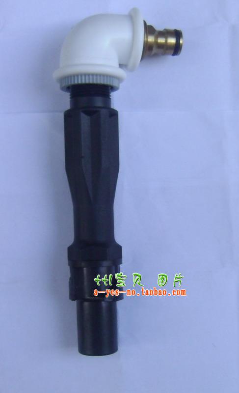 Intake valve and copper quick connector with six-point valve seat for garden
