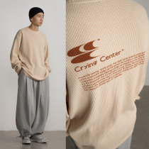 (ChaoWOO Exclusive) CryingCenter Huffg printed long sleeve loose casual T-shirt cries center