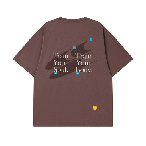 CryingCenter Беговая дорожка для бадминтона с разметкой тренировочной футболки с короткими рукавами, нейтральная быстросохнущая сухая легкая тренировочная одежда