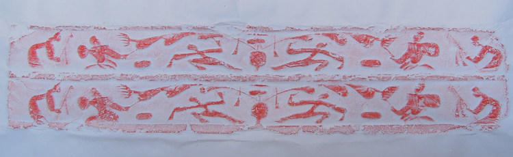 Changle Weiyang-Han brick rubbings (Eastern Han Dynasty 