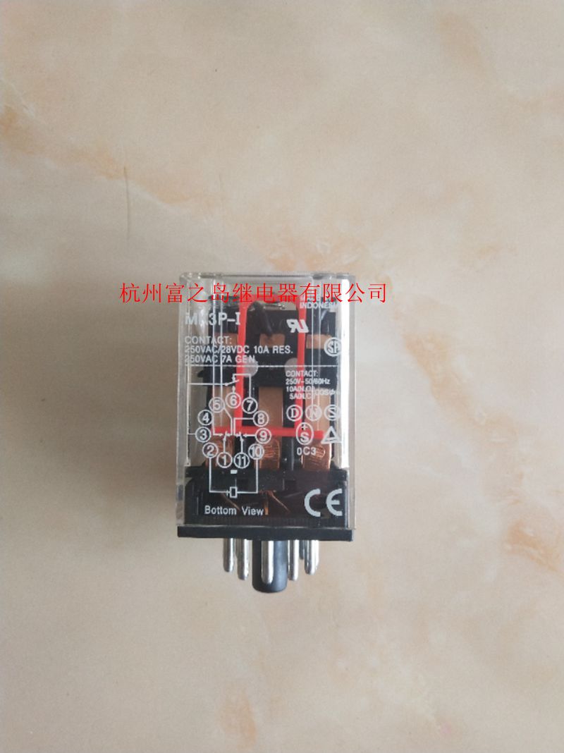 MK2P-I MK3P-I Small intermediate relay AC220V DC24V 12V 6V 8 feet 11 feet