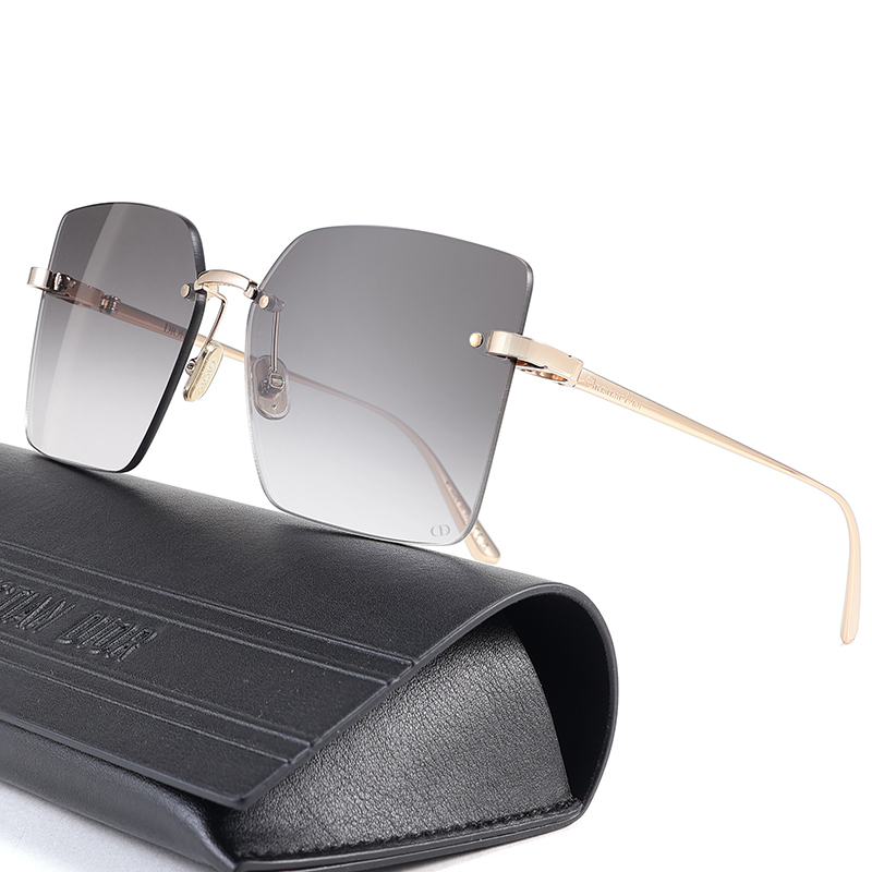 Dior Sunglasses Cdior S3U Fashionable Square Large Frame Unisex Metal Frameless Retro Sunglasses Dior Sunglasses Cdior S3U Fashionable Square Large Frame Unisex Metal Frameless Retro Sunglasses