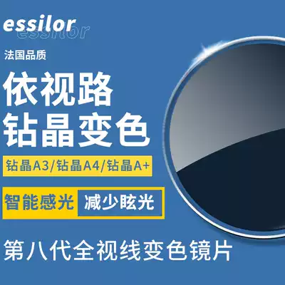 Evision Road 1 56 1 59 1 67 Drilling Crystal A3 aspheric discoloration Gray-changing polarized myopia resin lens