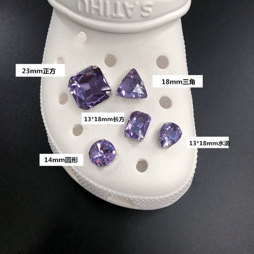 Адаптированные крокодиловые туфли белая страза Zhibing обувь Прета круглые треугольные туфли цветы бесплатно