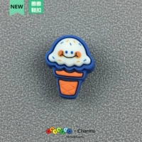 Голубое смайливое мороженое