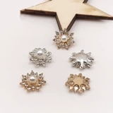 Заколка для волос ручной работы, металлический мобильный телефон, бусины из жемчуга, аксессуар, аксессуары, в цветочек