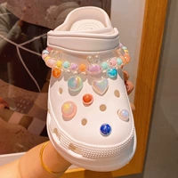 Маленькая кроличья шариковая цепочка вспышка порошка ab color 9 -piece слева (без обуви без обуви