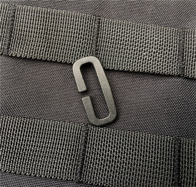 1 inch 25mm open mouth button tactical backpack MOLE system expansion buckle