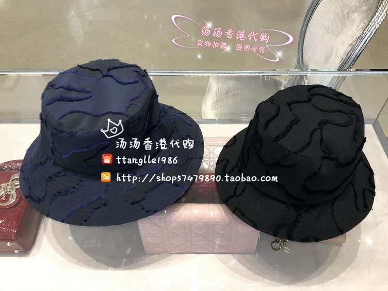 In Stock Dior Classic Black Denim Two-Tone Black Monogram Bucket Hat with Narrow Brim In Stock Dior Classic Black Denim Two-Tone Black Monogram Bucket Hat with Narrow Brim