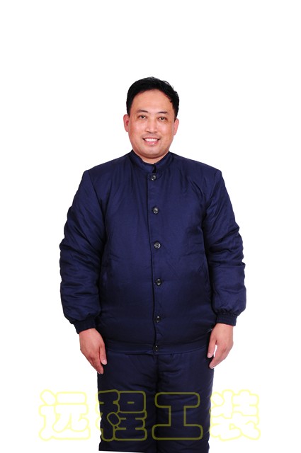 Mùa đông ấm áp dụng cụ dụng cụ bảo hiểm lao động Bảo quản lạnh bảo quản lạnh áo khoác bông Áo khoác công sở quần áo nam và nữ - Trang phục Couple áo khoác bomber