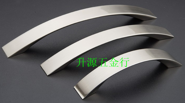 High-grade zinc profiles Wardrobe door drawer overall cabinet door modern minimalist European door handle door handle stainless steel brushed