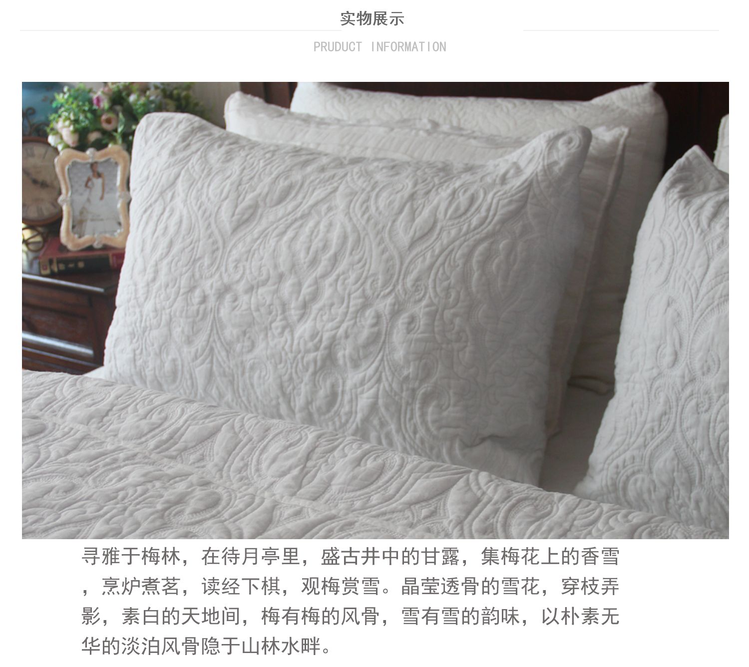 Châu Âu bông thêu lụa dệt ba mảnh cảnh mùa đông quilting giường bông bao gồm đôi bông khăn trải giường vận chuyển - Trang bị tấm drap giường spa