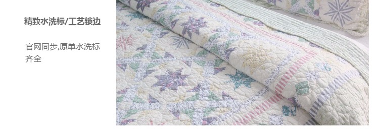 Dệt Mỹ-phong cách sang trọng ánh sáng handmade chắp vá bông quilting là ba mảnh xuất khẩu giường bao gồm điều hòa không khí là mùa hè mát mẻ là