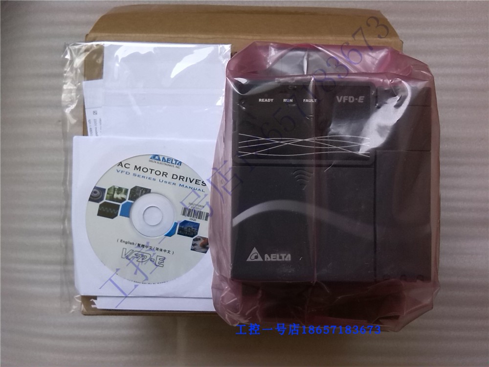 The new original Delta E series inverter VFD037E43A 380V 3.7KW warranty is in stock for one year