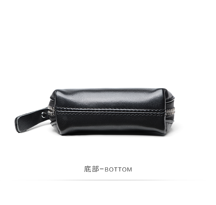 Scarecrow Key Case Leather Leather Leather Car Key Baotou Layer Leather New Unisex túi đựng chìa khóa oto