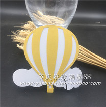 50 creative balloons birthday party wine glasses card baby full moon wine seat card wedding decoration name card