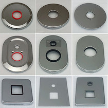 Obello hot-selling all-copper in-wall split shower accessories decorative large round plate concealed faucet ugly cover