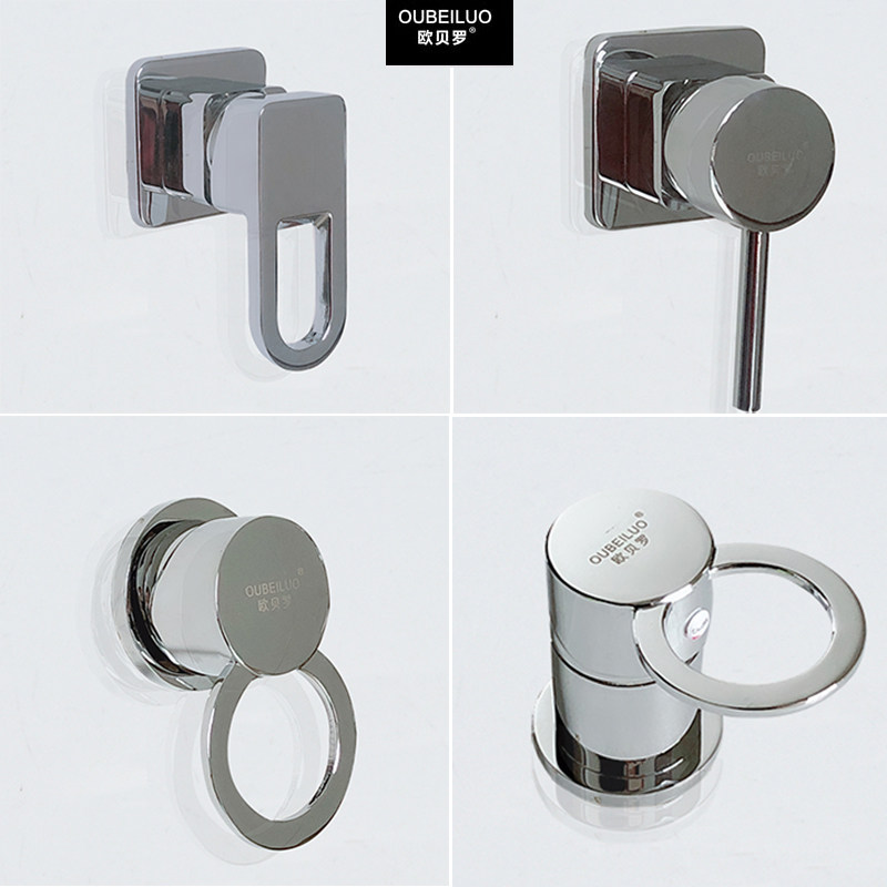 Obero New Pint Full Copper Bath Cabinet water mixing valve Two-type face basin hot and cold switch into the wall tap fitting handle