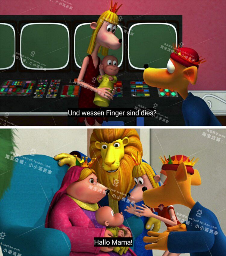 【代售】德语新版Big Muzzy幼儿 儿童德语启蒙教学动画片学习素材