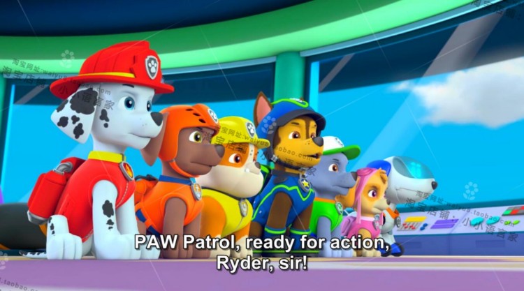 西语动画片Paw Patrol汪汪队立大功第1-3季192集 西班牙语启蒙入门西语版