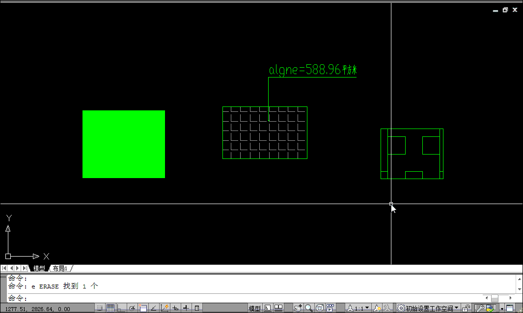 CAD area labeling program lead labeling pattern name and area procedures