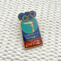 2000 Sydney Games Badge Gymnastics Pommel Horse Commemorative Medal Coca-Cola PIN as shown in 2404