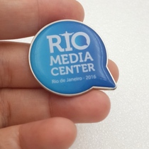 2016 Rio Olympic Badge Media Main Press Center Memorial Chapter MAIN MEDIA CENTER 1710