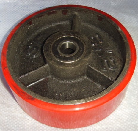 4 inch 5 inch 6 inch 8 inch iron core polyurethane wheel heavy duty industrial caster wheel (without bearing)