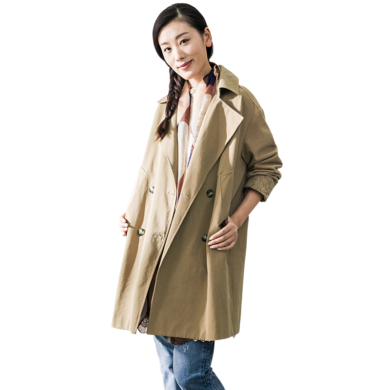 Trench pour femme INMAN   en Coton - Ref 3228057 Image 4