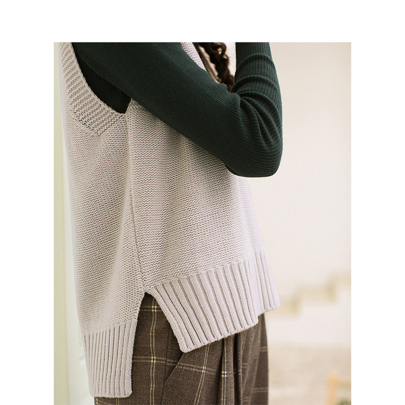 Débardeur hiver femme INMAN   en Acrylique - Ref 3178309 Image 4