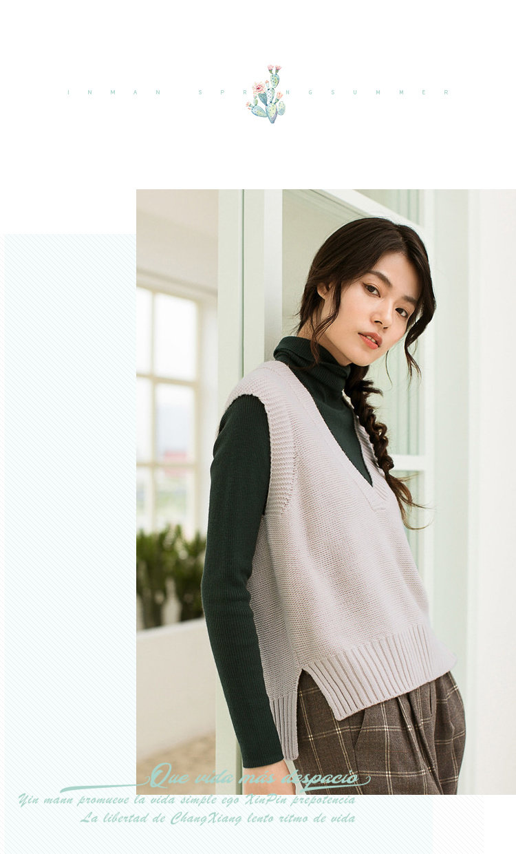 Débardeur hiver femme INMAN   en Acrylique - Ref 3178108 Image 30