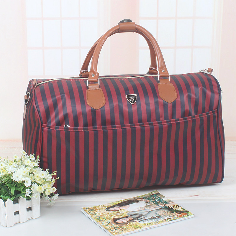 Travel bag women's portable large-capacity luggage bag waterproof travel bag short-distance travel bag Le5v25RHVU