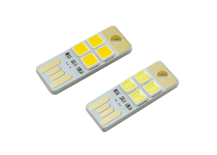 Mini siêu mỏng điện thoại di động ánh sáng usb dẫn đèn USB cắm trại ánh sáng đèn đêm 3LED máy tính - USB Aaccessories quạt kẹp bàn