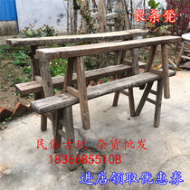 Nostalgic rural solid wood old furniture old square tables eight fairy tables retro decoration piece bench