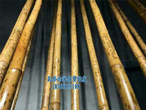 Folk old objects nostalgia collection of old spotted bamboo old fraternity decoration pieces old bamboo film