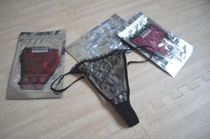 Cost-effective sexy lace thong womens underwear three black red